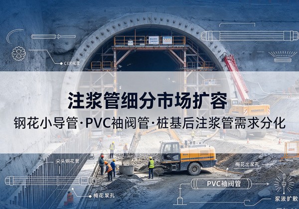 永泰注浆管细分市场扩容，隧道钢花小导管、PVC 袖阀管、桩基后注浆管需求分化